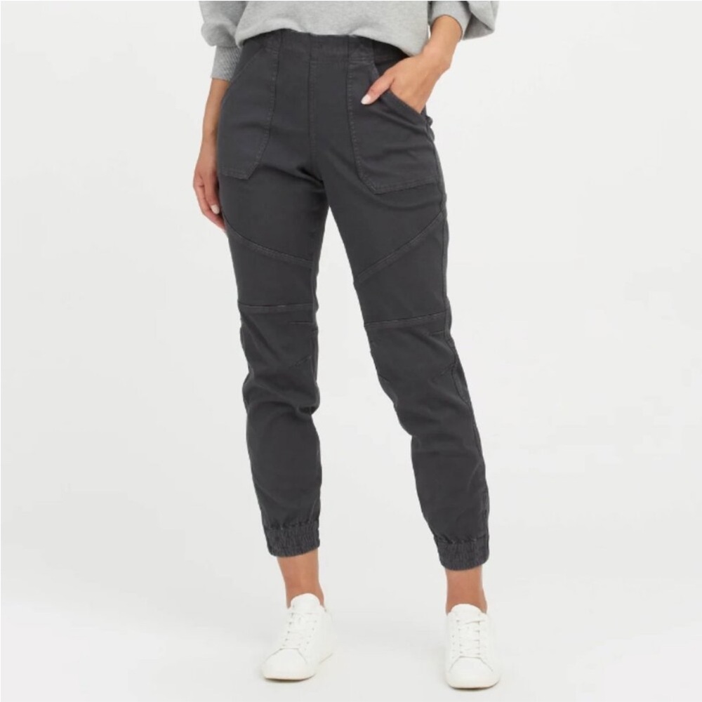 SPANX Twill Cargo Jogger Pants Size Xs